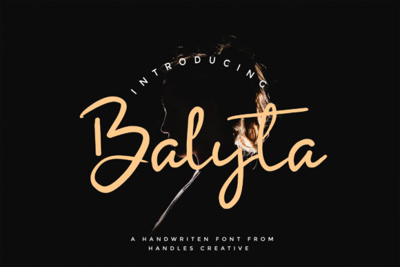 Balyta Font Poster 1