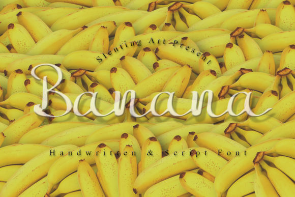 Banana Font Poster 1