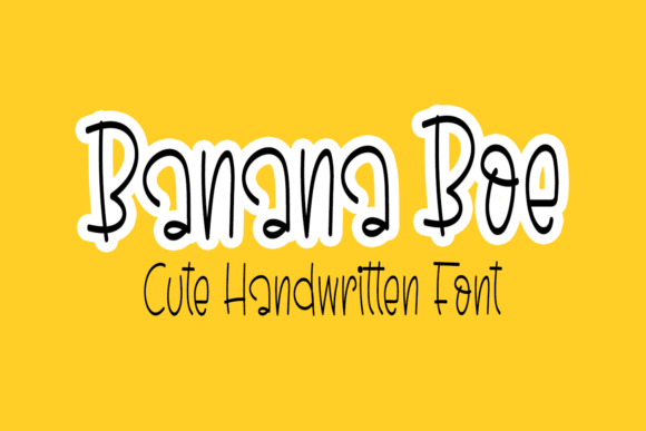 Banana Boe Font Poster 1