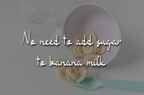 Banana Milk Font Poster 3