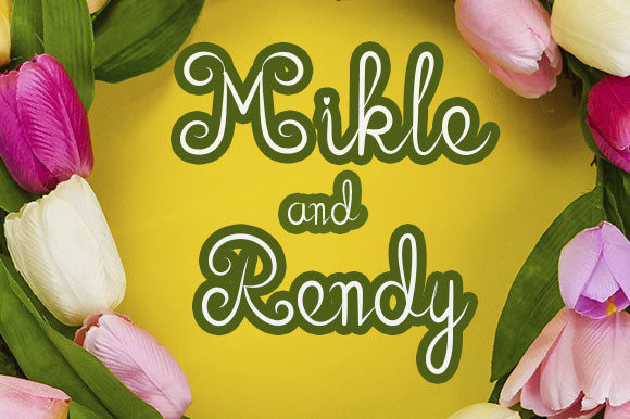 Banana Shake Font Poster 2