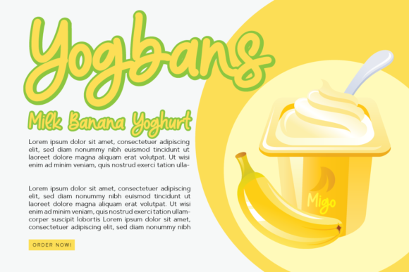 Banana Super Font Poster 4