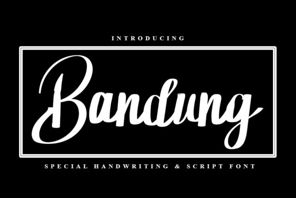 Bandung Font Poster 1