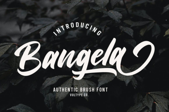 Bangela Font Poster 1