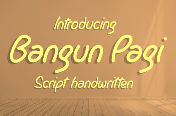 Bangun Pagi Font Poster 1