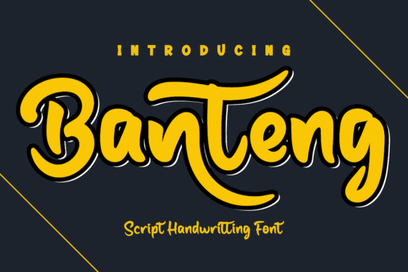 Banteng Font Poster 1