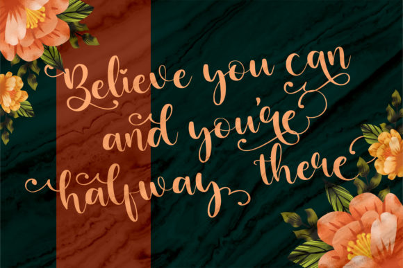 Barbara Lattvia Font Poster 6