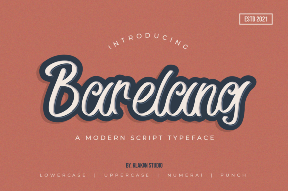 Barelang Font Poster 1