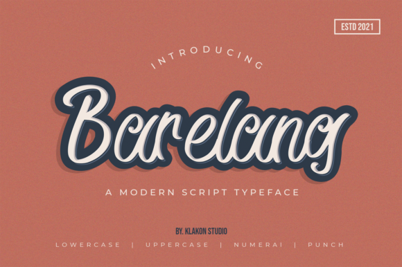 Barelang Font Barelang Font Poster 1