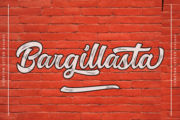 Bargillasta Font Poster 2