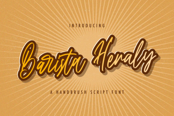 Barista Heraly Font Poster 1