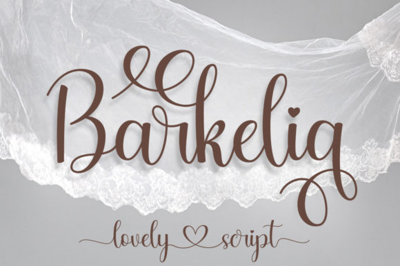 Barkelia Font Poster 1