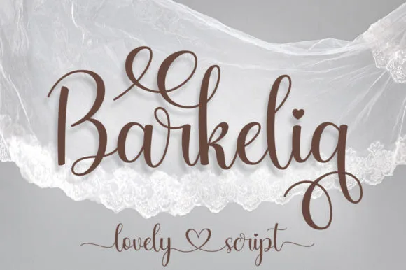 Barkelia Font Barkelia Font Poster 1