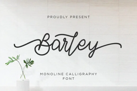 Barley Font Barley Font Poster 1