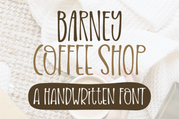 Barney Coffee Shop Font Poster 1