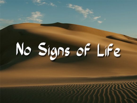 Barren Desert Font Poster 3