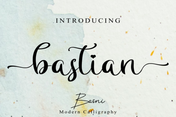 Bastian Font Poster 1