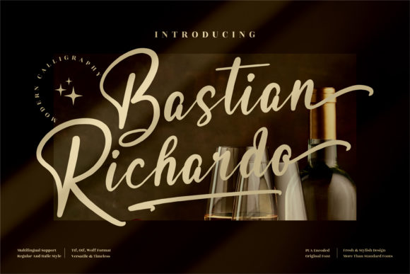 Bastian Richardo Font Poster 1