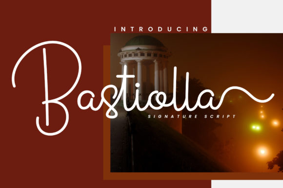 Bastiolla Font Poster 1