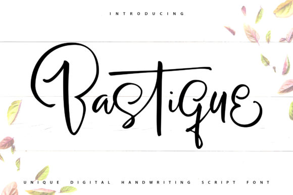 Bastique Font Poster 1