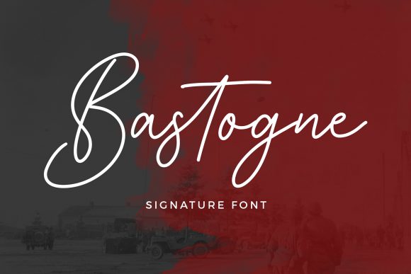 Bastogne Font Poster 1