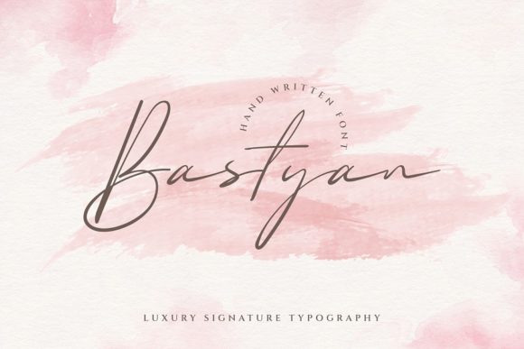 Bastyan Font Poster 1