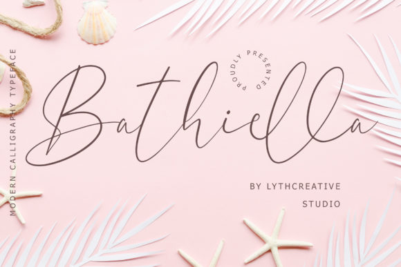 Bathiella Font Poster 1