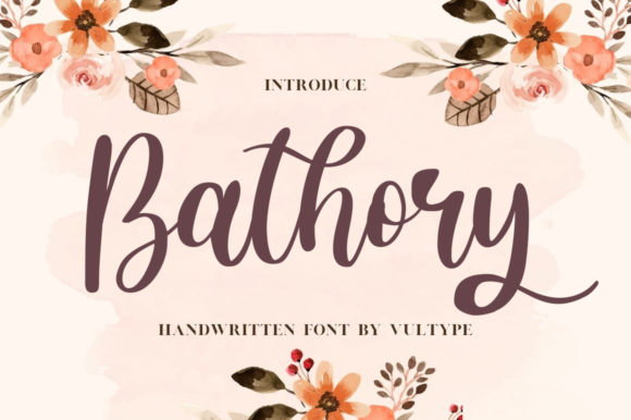 Bathory Font Poster 1