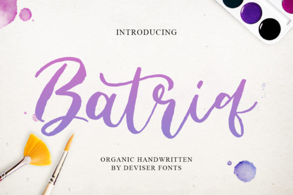 Batriq Font Poster 1