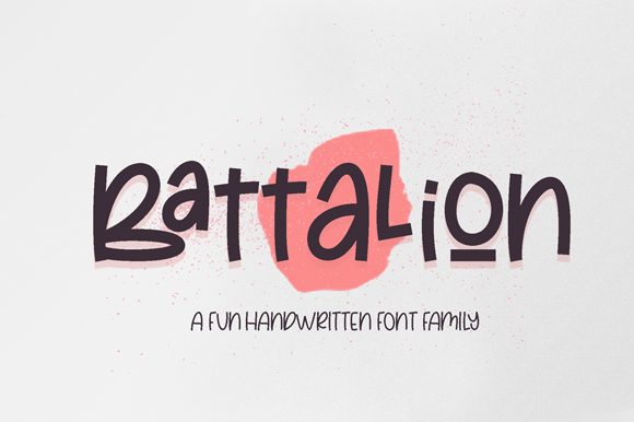 Battalion Font Poster 1