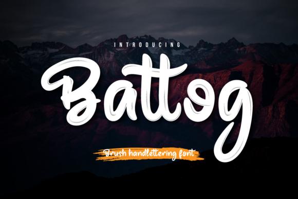 Battog Font Poster 1