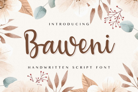 Baweni Font Poster 1
