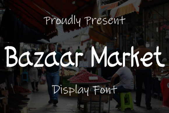 Bazaar Market Font Poster 1