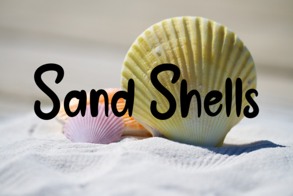 Beach Vacation Font Poster 2