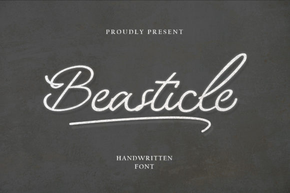Beasticle Font Poster 1
