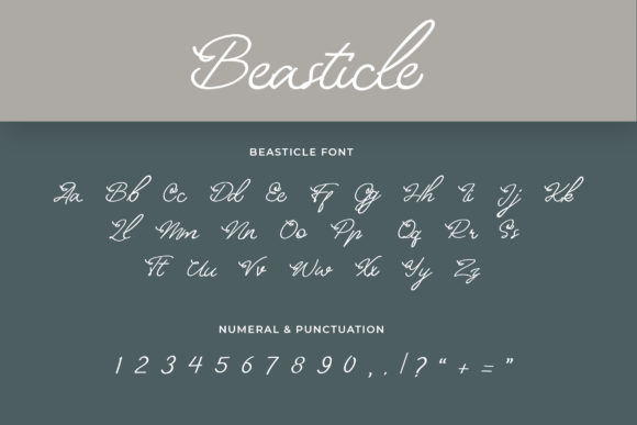 Beasticle Font Poster 3