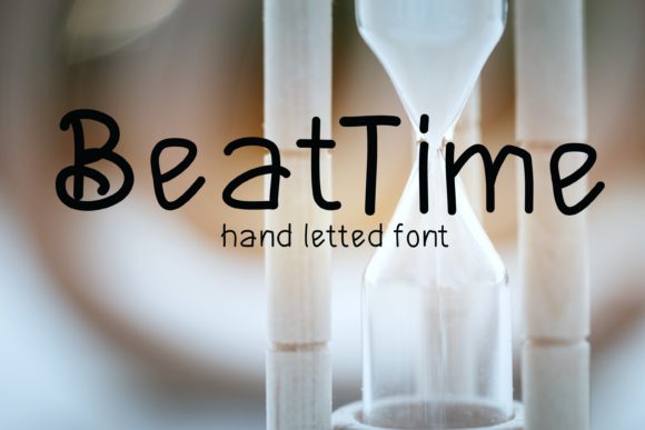 Beat Time Font Poster 1