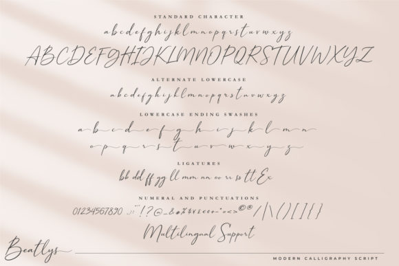 Beatlys Font Poster 12