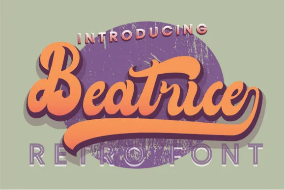 Beatrice Font Beatrice Font Poster 1