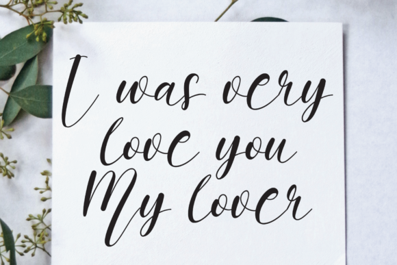 Beautiful Font Poster 2