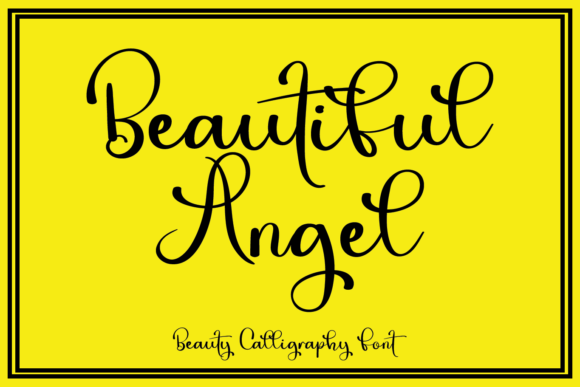 Beautiful Angel Font Poster 1