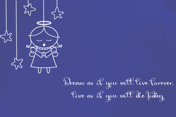 Beautiful Angel Font Poster 3