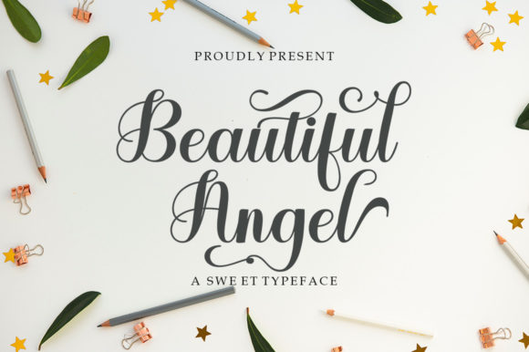 Beautiful Angel Font Poster 1