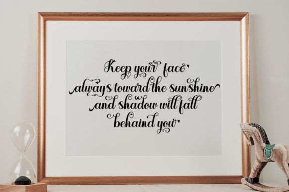 Beautiful Angel Font Poster 2