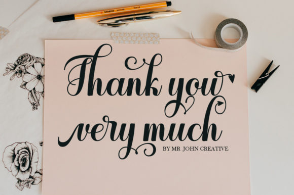 Beautiful Angel Font Poster 8