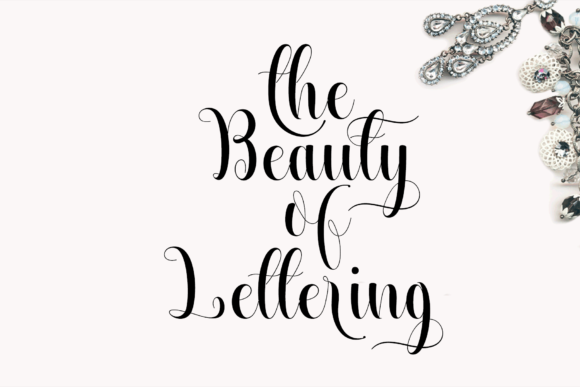 Beautiful Calligraphy Font Poster 3