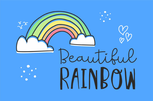 Beautiful Child Font Poster 2