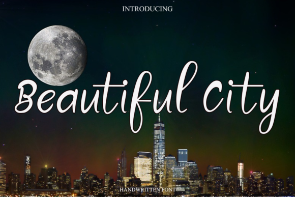 Beautiful City Font Poster 1