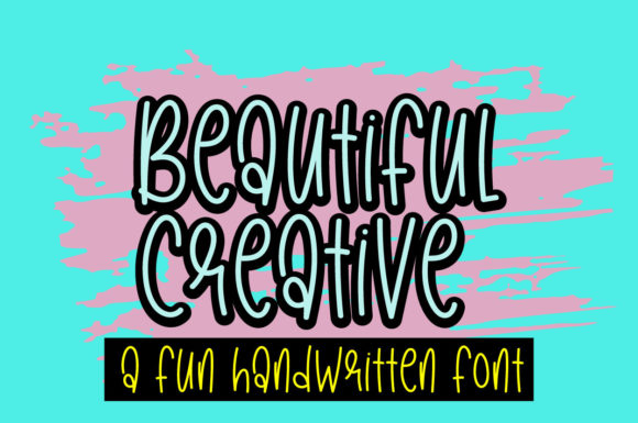 Beautiful Creative Font Poster 1