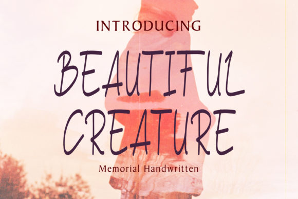 Beautiful Creature Font Poster 1